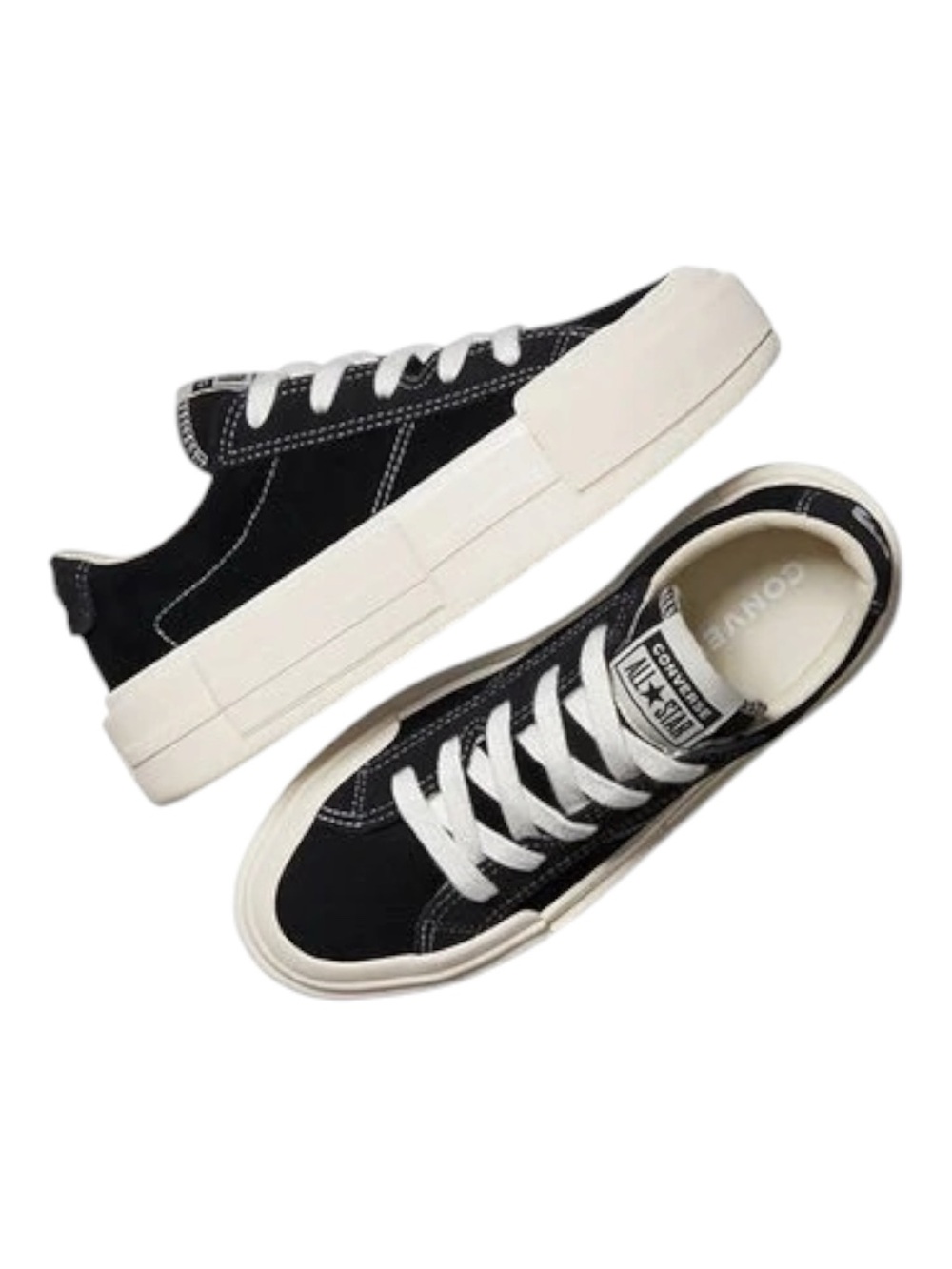 Converse All Star Cruise Low Top Platform Sneakers in Black and Cream 5.5 - Picture 1 of 12